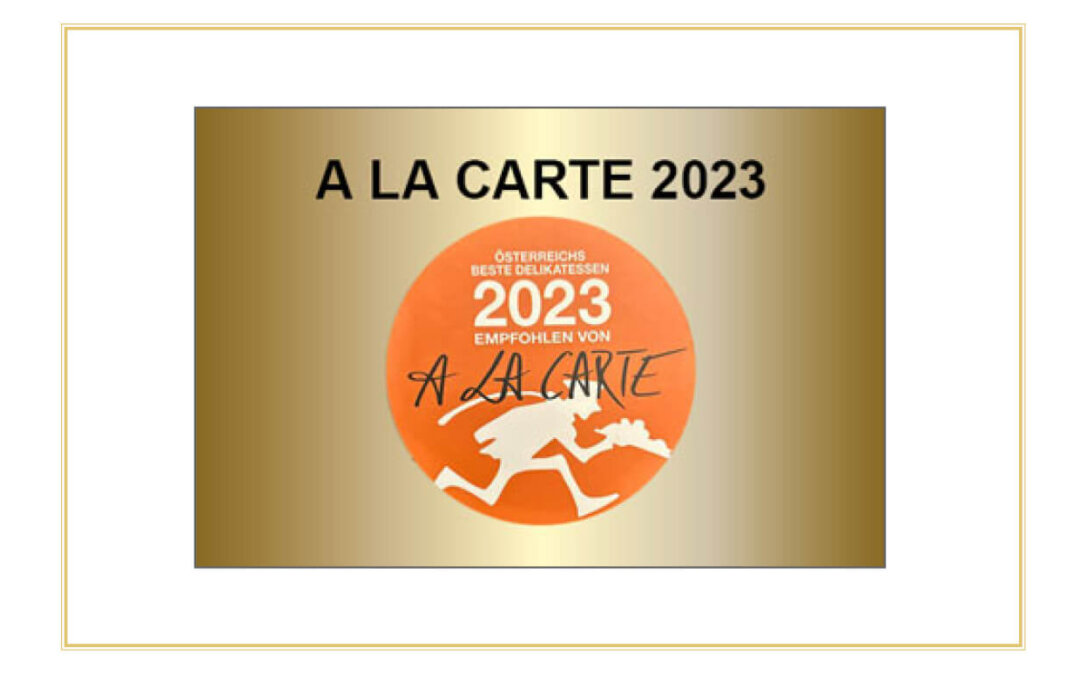 Tre.Culinaria OG – Empfohlen von A LA CARTE 2023