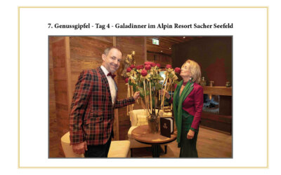 7. Genussgipfel – Tag 4 – Galadinner im Alpin Resort Sacher Seefeld