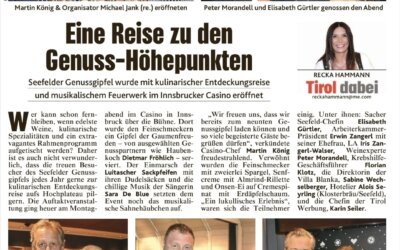 Genussgipfel Auftakt im Casino Innsbruck – Wir sagen Danke ❤